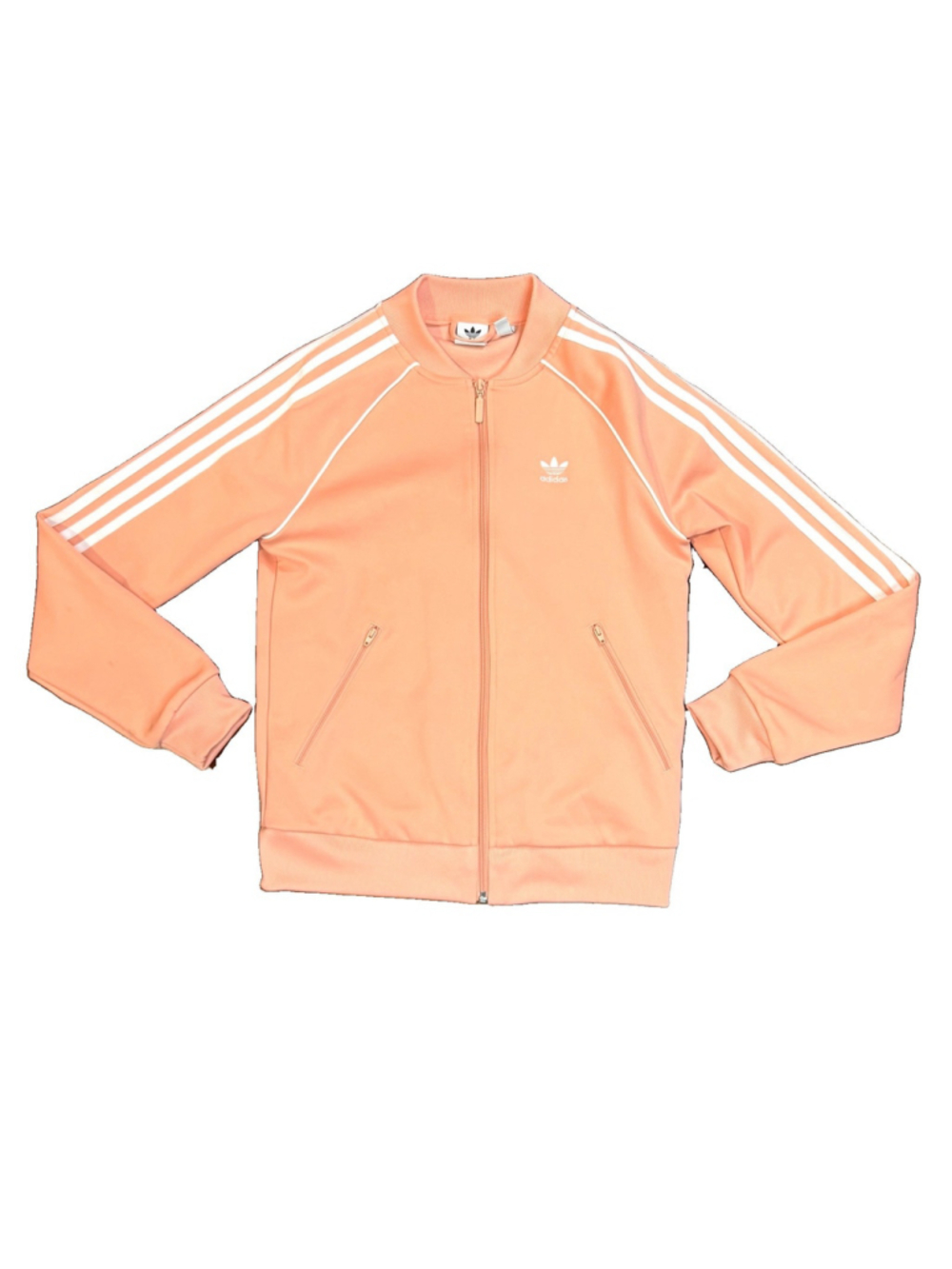 Adidas Originals Superstar SST Track Jacket Size:XS Orange/White Women
